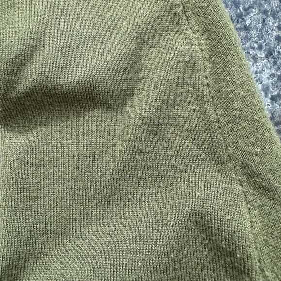 Charter Club Green Women’s Button Up Sweater Size Medium Rayon Blend Casual - Picture 7 of 11
